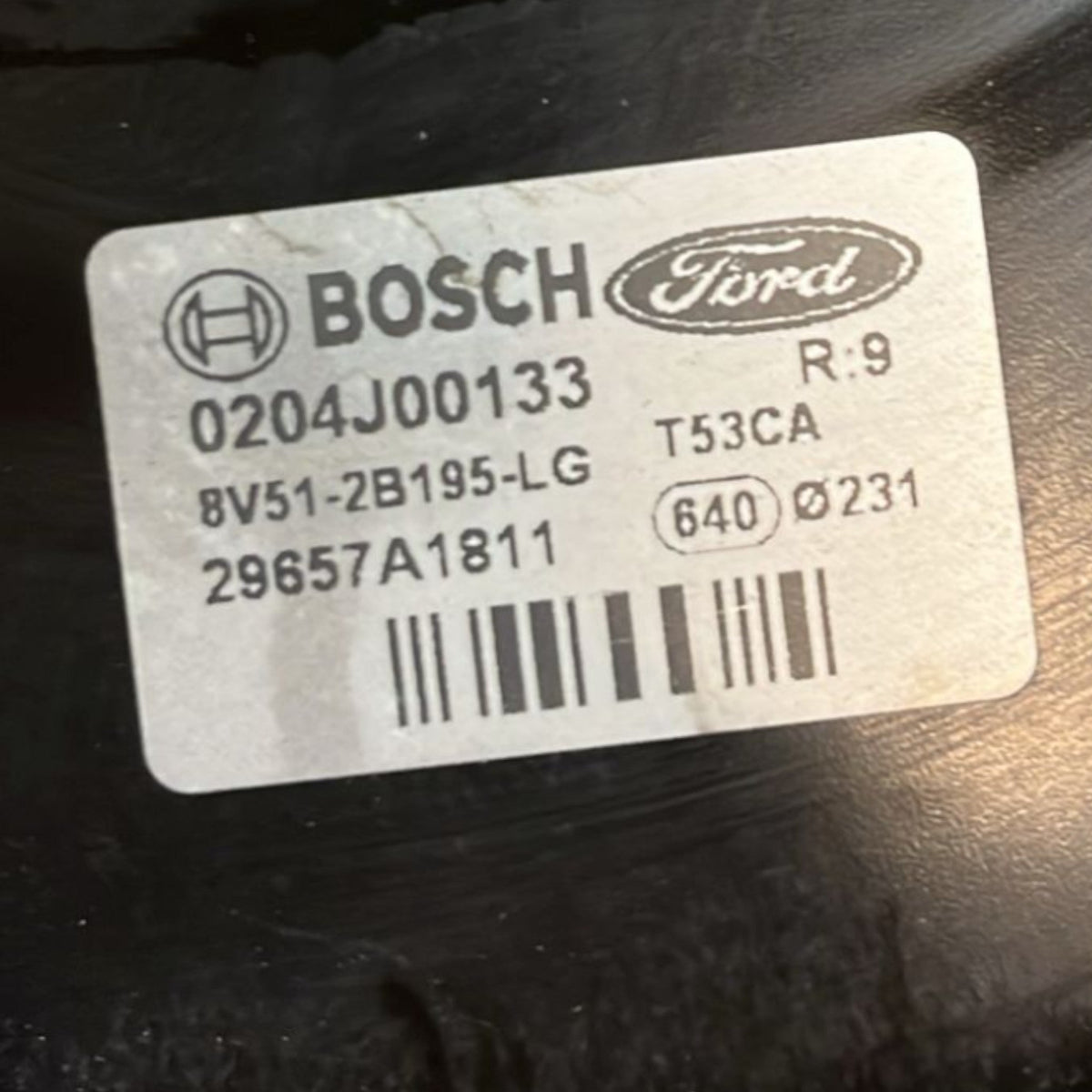 Pompa Servofreno Ford Fiesta VI cod:0204J00133 1.2 Benzina (2008 > 2017) - F&P CRASH SRLS - Ricambi Usati