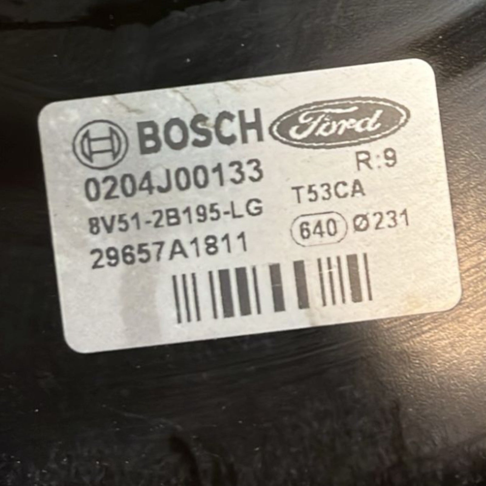 Pompa Servofreno Ford Fiesta VI cod:0204J00133 1.2 Benzina (2008 > 2017) - F&P CRASH SRLS - Ricambi Usati
