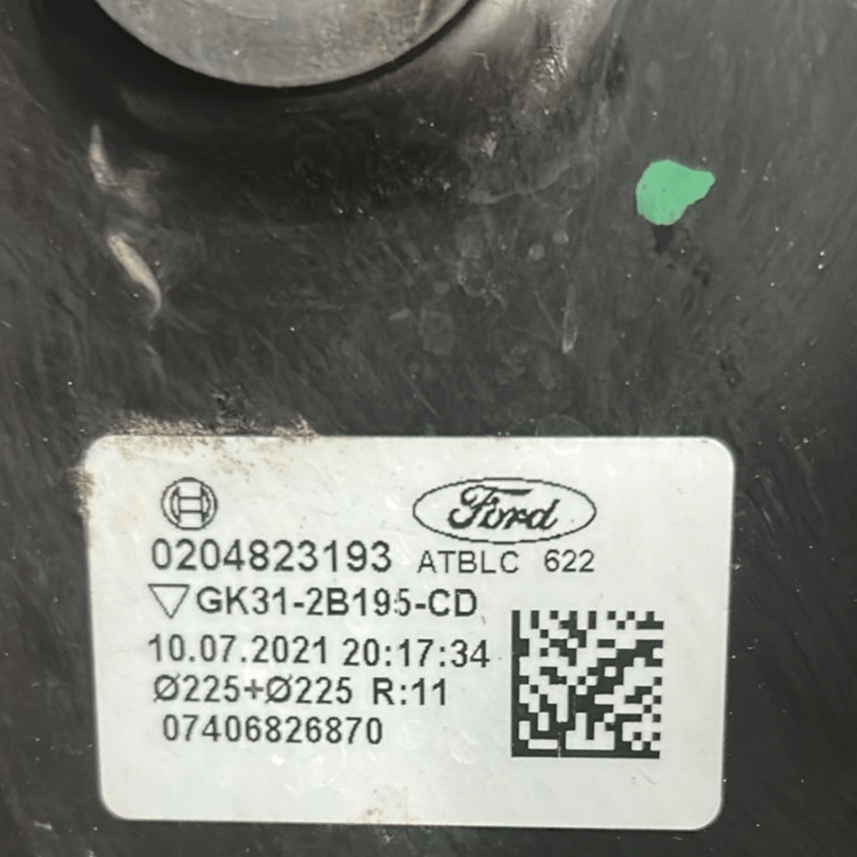 Pompa servofreno ford transit 2.0 diesel cod:gk31 - 2b195 - cd (2012 >) - F&P CRASH SRL - Ricambi Usati