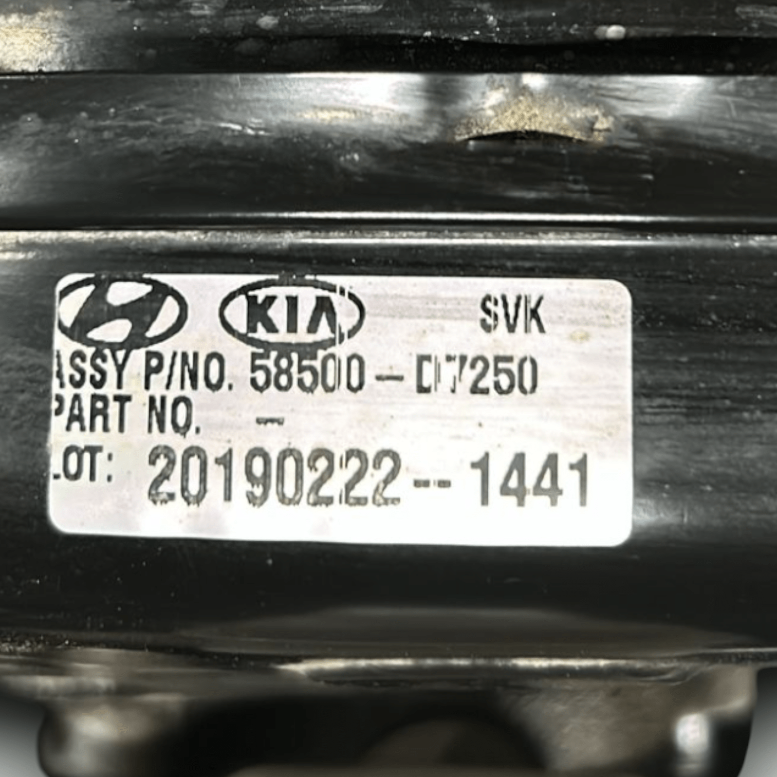 Pompa Servofreno Kia Sportage QL 1.6 Diesel cod:58500 - D7250 (2016 > 2021) - F&P CRASH SRLS - Ricambi Usati