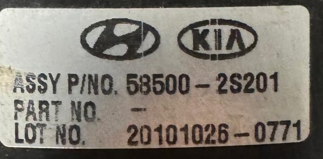 Pompa servofreno Kia Sportage (SL) III 1.6 benzina cod.58500 - 2S201 (2010 - 2016) - F&P CRASH SRL - Ricambi Usati