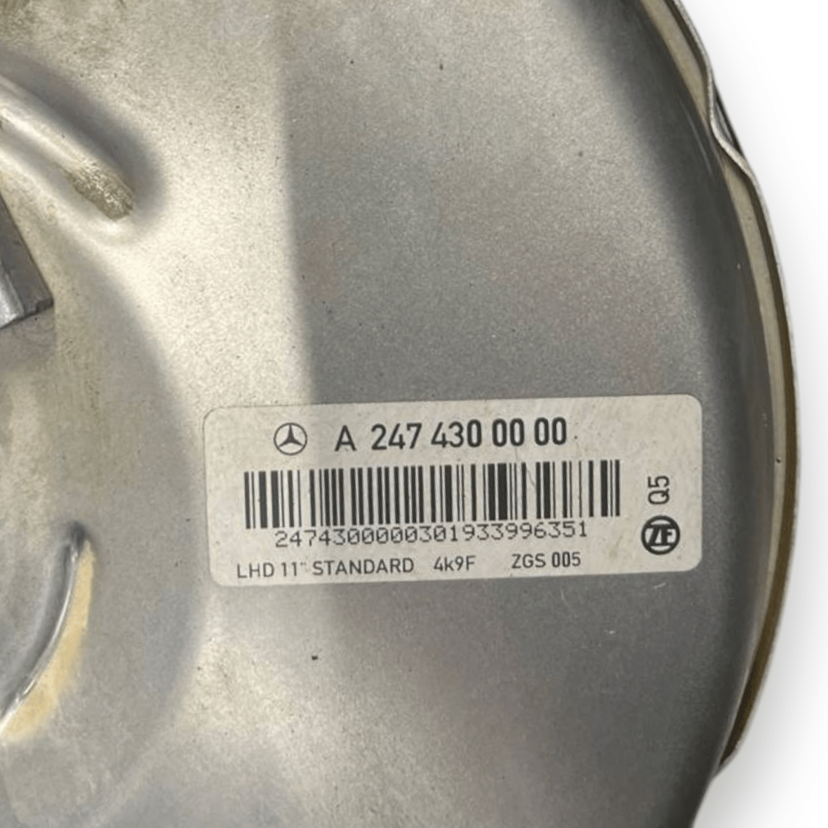 Brake Booster Mercedes - Benz A-Class W177 1.5 Diesel (2018 - ) code: A2474300000 - F&P CRASH SRLS - Used Parts