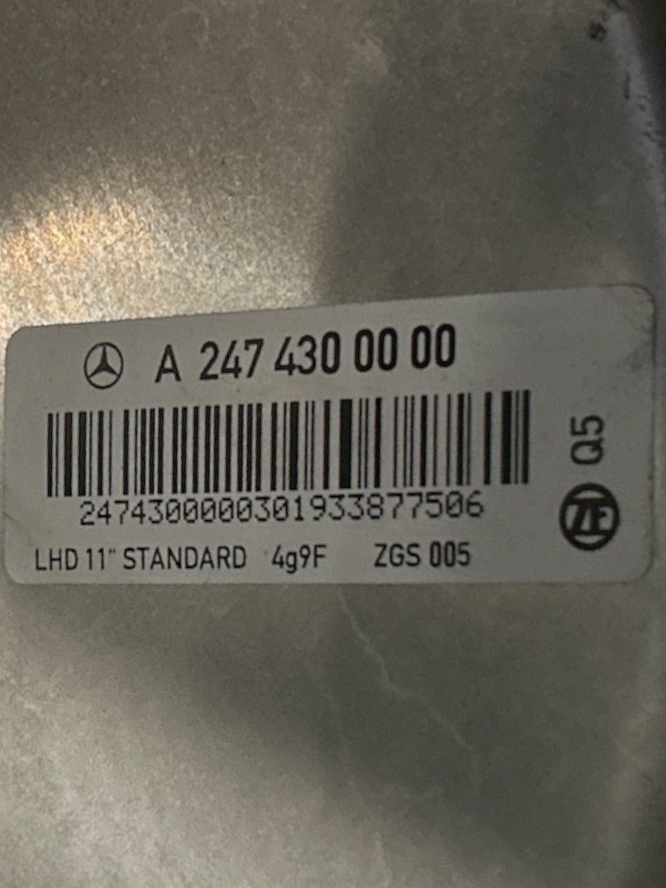 Pompa Servofreno Mercedes Benz Classe A (W177) 2.0 Diesel (2018 > ) cod.A2474300000 - F&P CRASH SRLS - Ricambi Usati