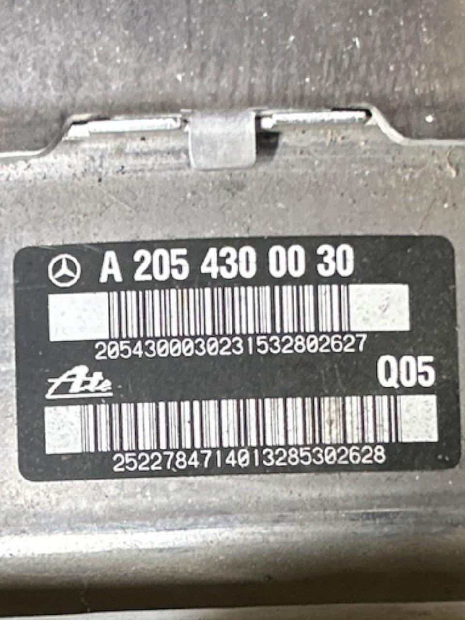 Pompa Servofreno Mercedes Benz Classe C (W205) 1.6 Diesel (2014 > 2021) cod.A2054300030 - F&P CRASH SRLS - Ricambi Usati