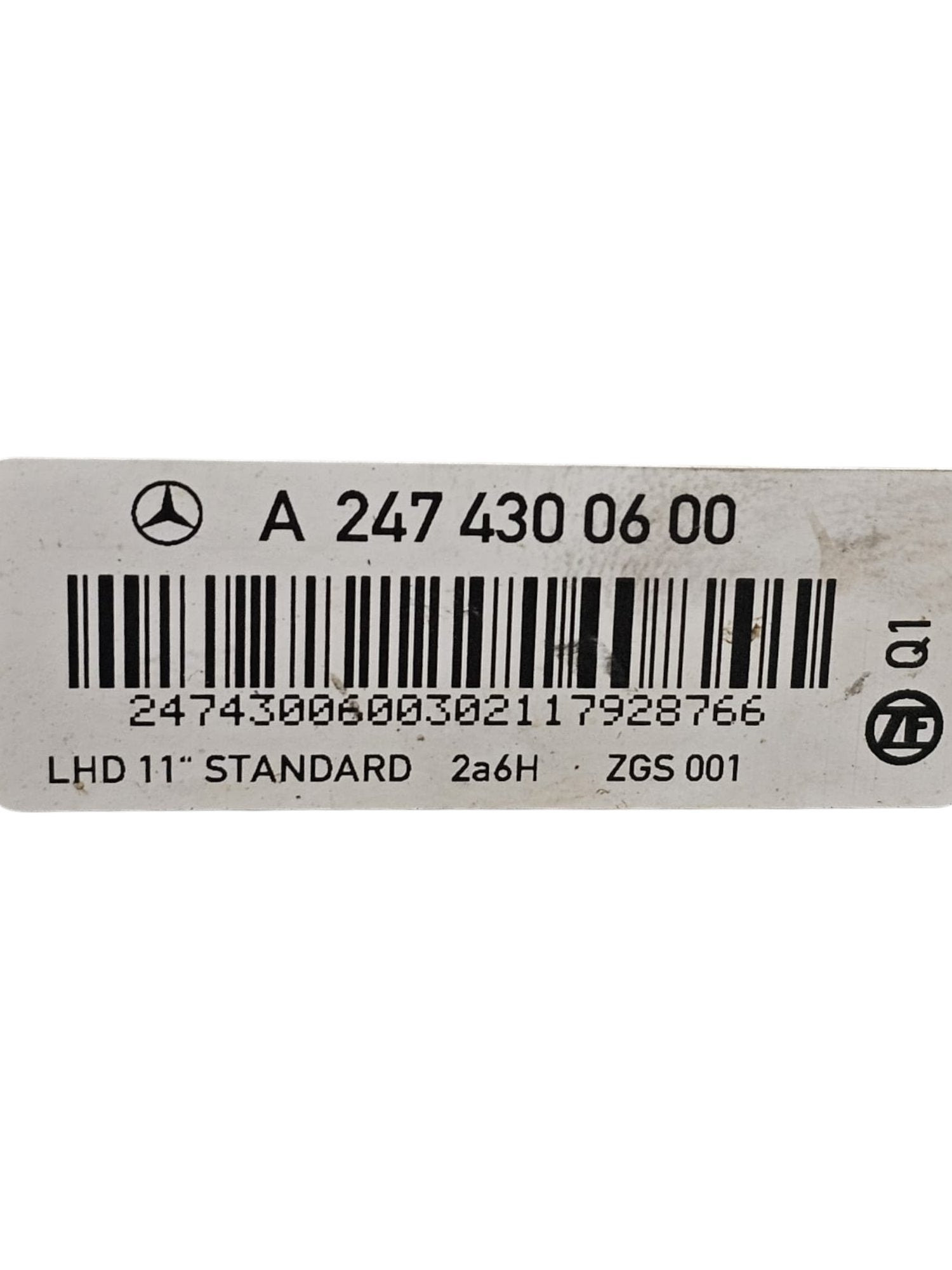 Pompa Servofreno Mercedes Classe A W177 1.3 Benzina (2018 - >) Cod:A2474300600 - F&P CRASH SRLS - Ricambi Usati
