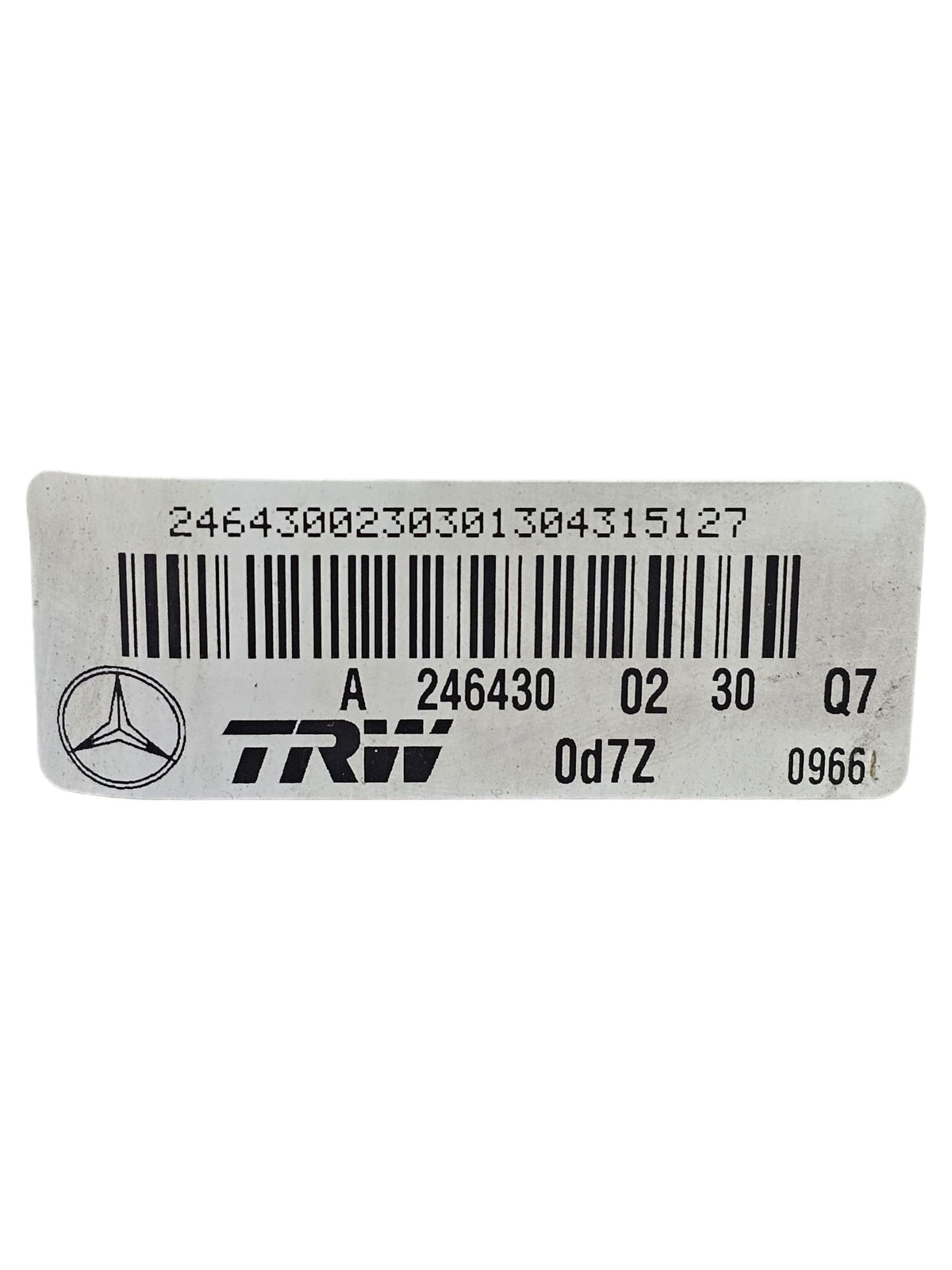 Brake Booster Mercedes Class B W246 1.8 Diesel Code:A2464300230 (2011 - 2018) - F&P CRASH SRLS - Used Parts
