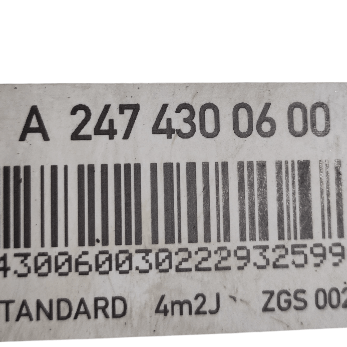 Pompa Servofreno Mercedes GLA H247 2.0 Diesel COD: A2474300600 (2020>) - F&P CRASH SRLS - Ricambi Usati
