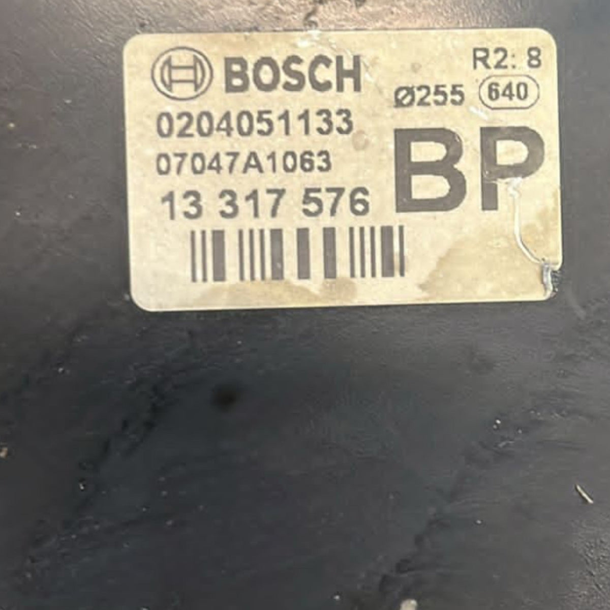 Pompa Servofreno Opel Corsa D cod:13317576 1.3 Diesel ( 2006 > 2014) - F&P CRASH SRLS - Ricambi Usati