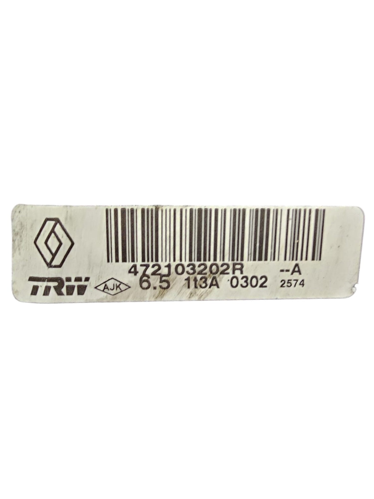 Pompa Servofreno Renault Clio IV (2012 - 2021) 1.5 Diesel Cod:472103202R - F&P CRASH SRLS - Ricambi Usati
