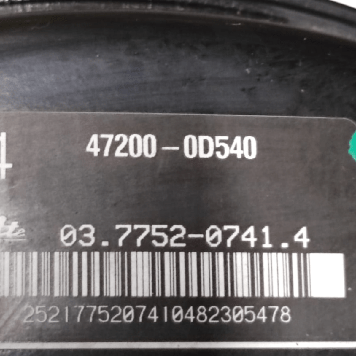 Pompa Servofreno Toyota Yaris C 1.3 Benzina COD: 472000D540 (2011 - 2019) - F&P CRASH SRLS - Ricambi Usati