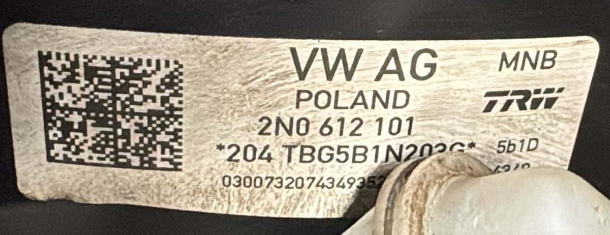 Pompa servofreno Volkswagen Crafter 2.0 diesel cod.2N0612101 (2006 - ) - F&P CRASH SRL - Ricambi Usati