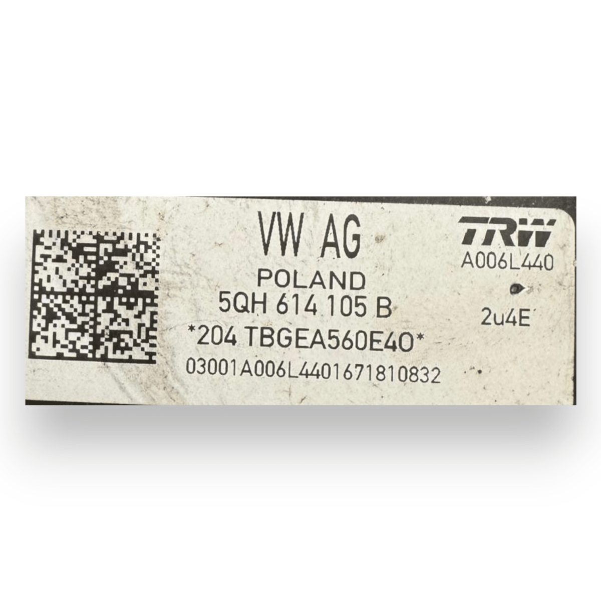 Pompa servofreno Volkswagen Tiguan II 2.0 diesel cod.5QH614105B (2016 - 2024) - F&P CRASH SRL - Ricambi Usati