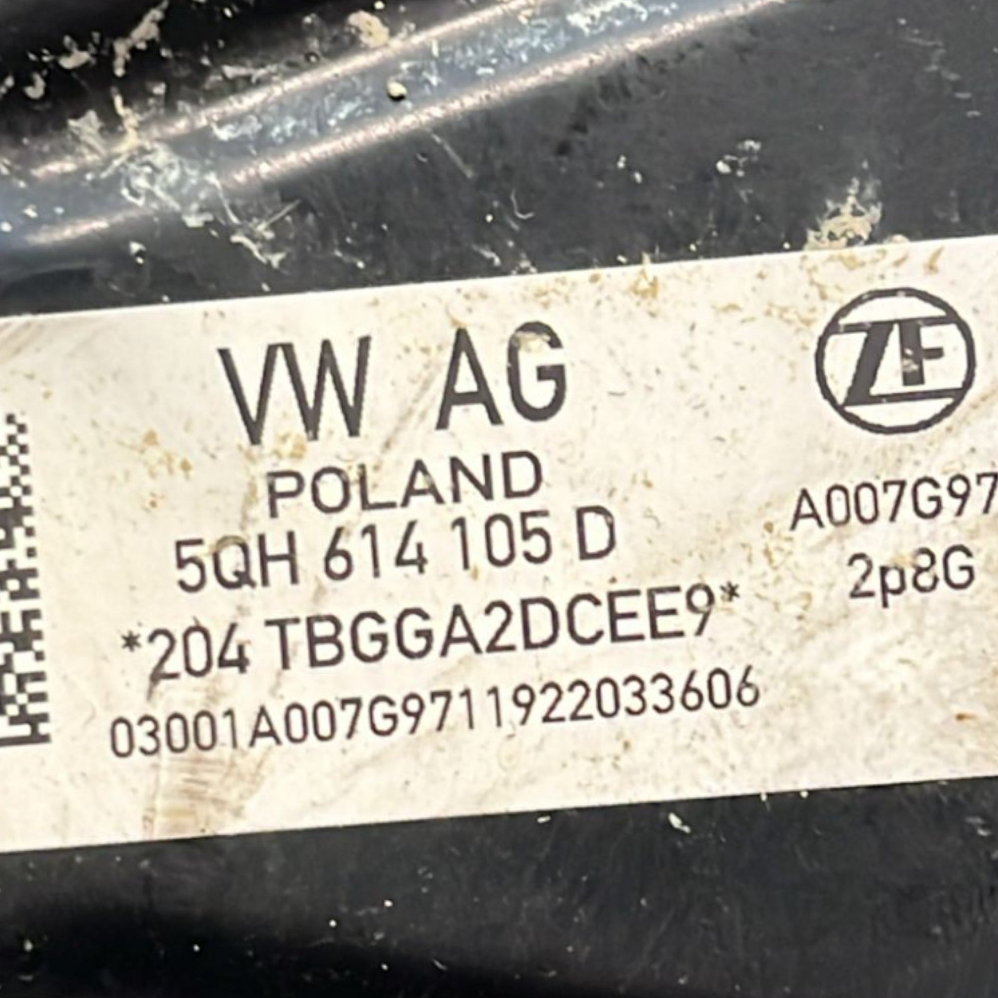 Pompa Servofreno Volkswagen Tiguan II cod:5QH614105D 2.0 Diesel (2016 > 2024) - F&P CRASH SRLS - Ricambi Usati
