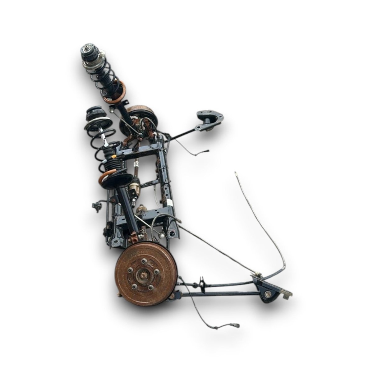 Ponte posteriore (a tamburi) Dacia Duster 1.5 diesel (4x4) (2010 > 2017) - F&P CRASH SRL - Ricambi Usati