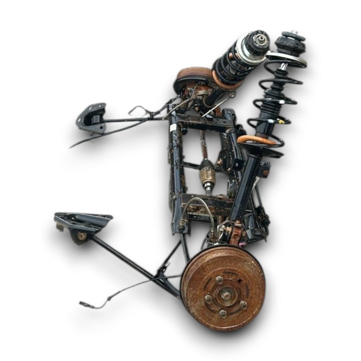 Ponte posteriore (a tamburi) Dacia Duster 1.5 diesel (4x4) (2010 > 2017) - F&P CRASH SRL - Ricambi Usati