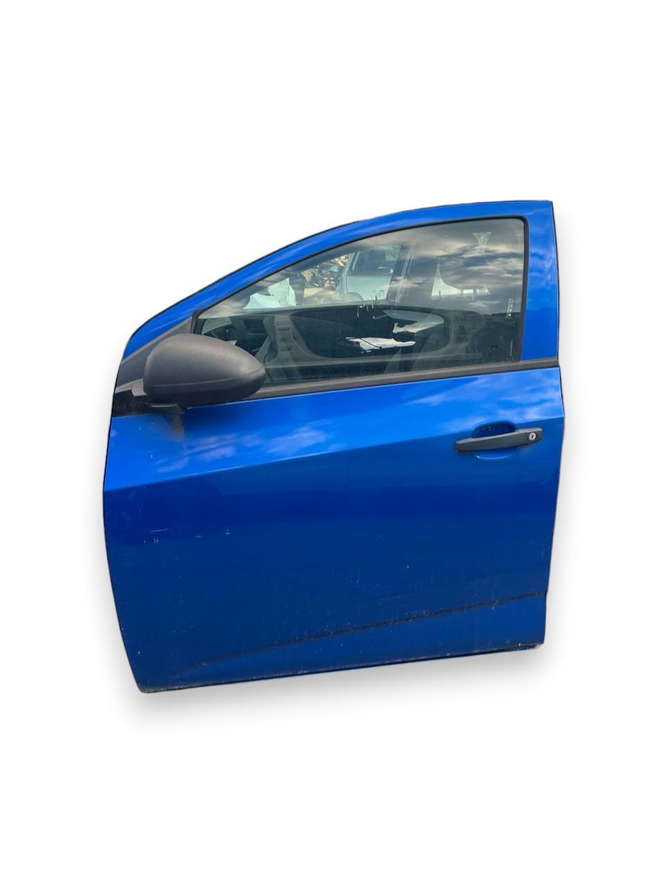 Porta anteriore sinistra blu elettrico Chevrolet Aveo (2011 - 2020) / portiera / sportello - F&amp;P CRASH SRLS - Ricambi Usati