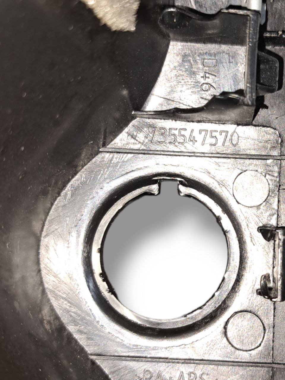 Porta bicchieri centrale Fiat 500L (2017) COD:735547570 - F&P CRASH SRLS - Ricambi Usati