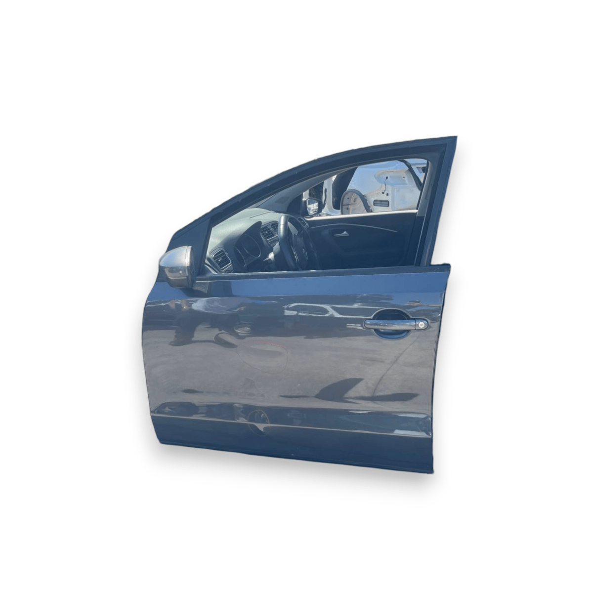 Porta / Portieira / Sportello anteriore sinistra (sx) Grigia Volkswagen Polo V 6R (2009 al 2017) - F&P CRASH SRLS - Ricambi Usati