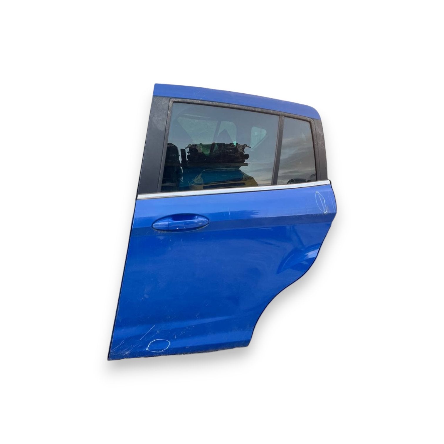 Porta / Portiera posteriore sinistra (sx) Ford B - Max (2012 al 2018) Blu - F&P CRASH SRLS - Ricambi Usati