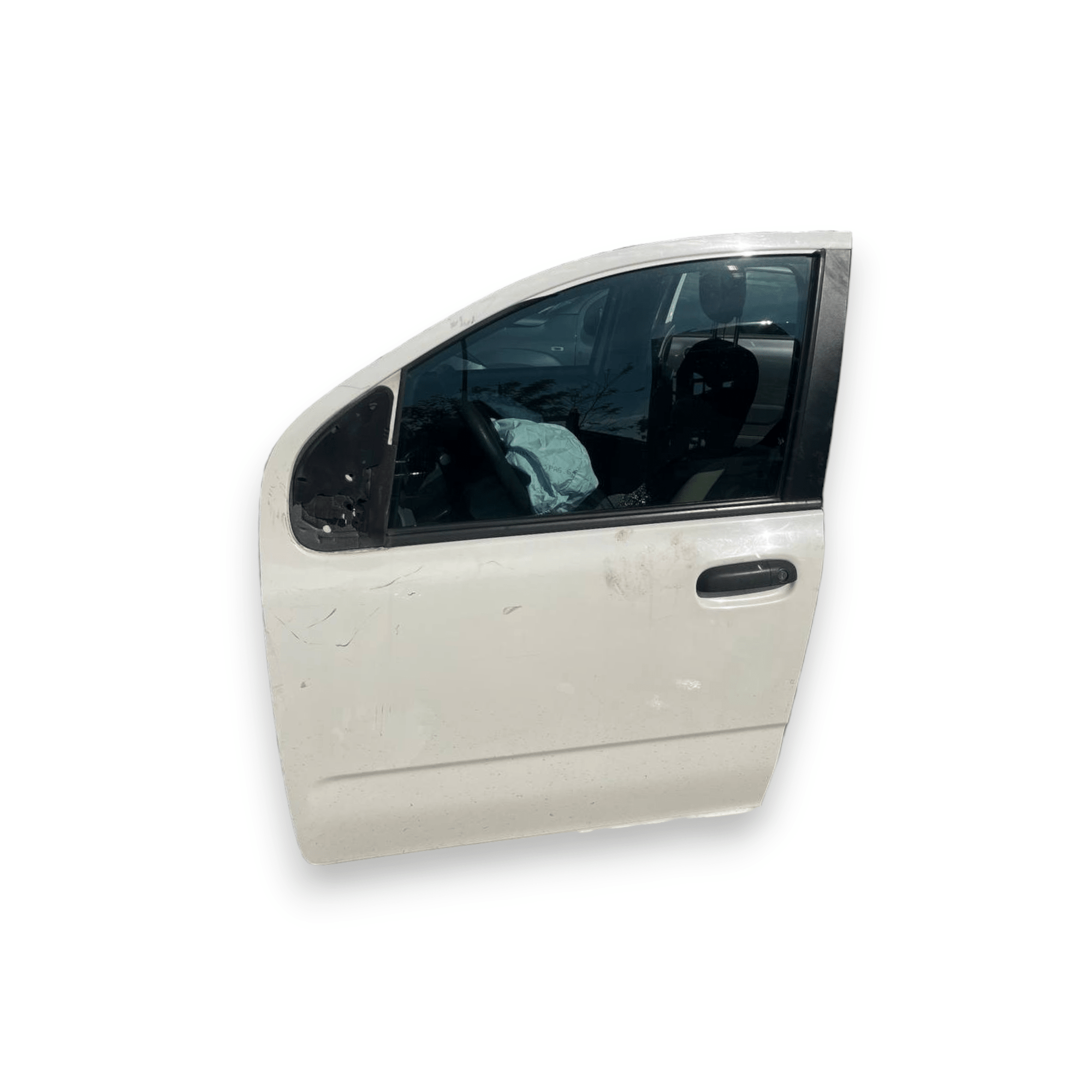 Porta / Portiera / Sportello anteriore sinistra (sx) Bianca Fiat Panda 312 (2012 - ) - F&P CRASH SRLS - Ricambi Usati
