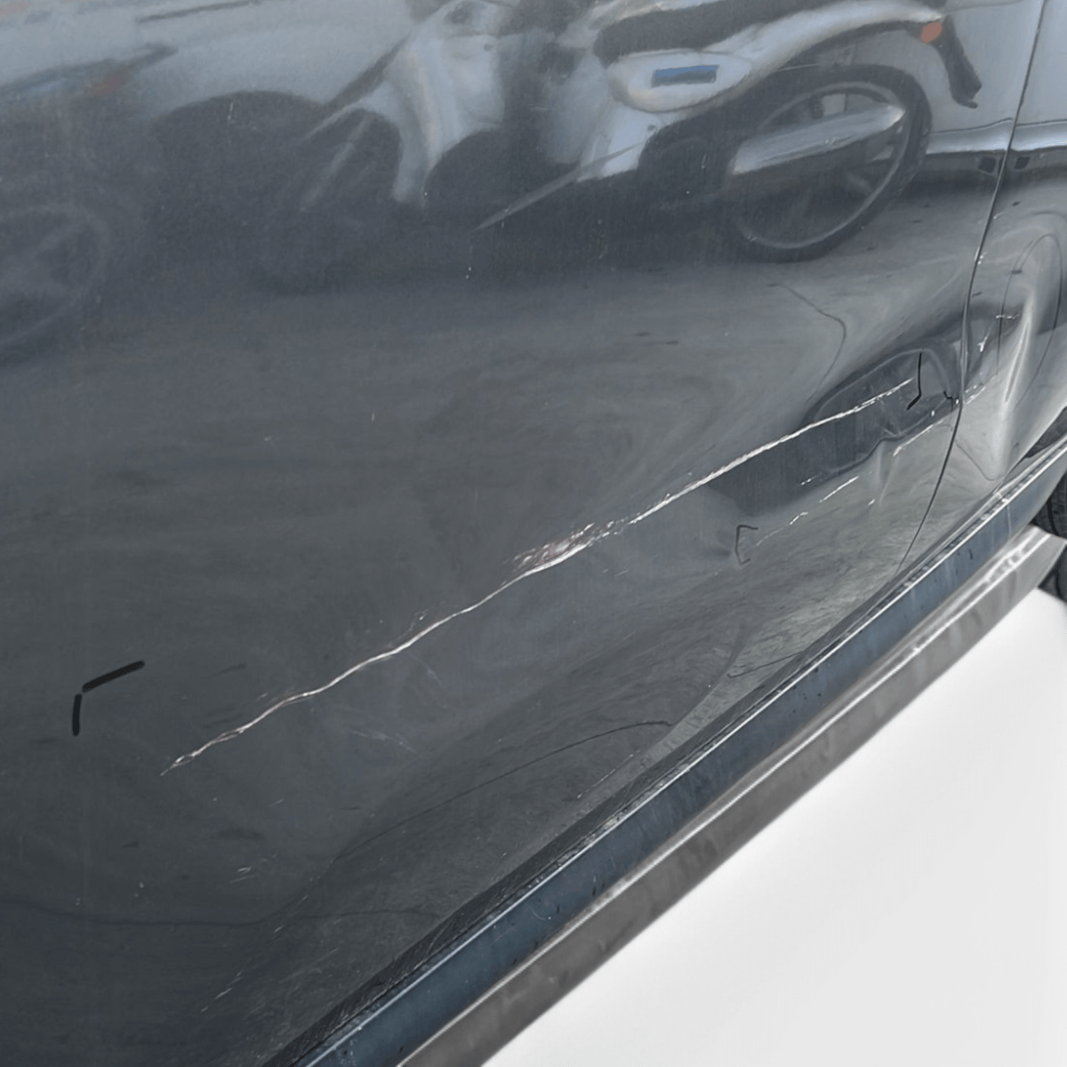 Porta / portiera / sportello anteriore sinistro grigio Citroen C3 Aircross (2017 - >) - F&P CRASH SRLS - Ricambi Usati