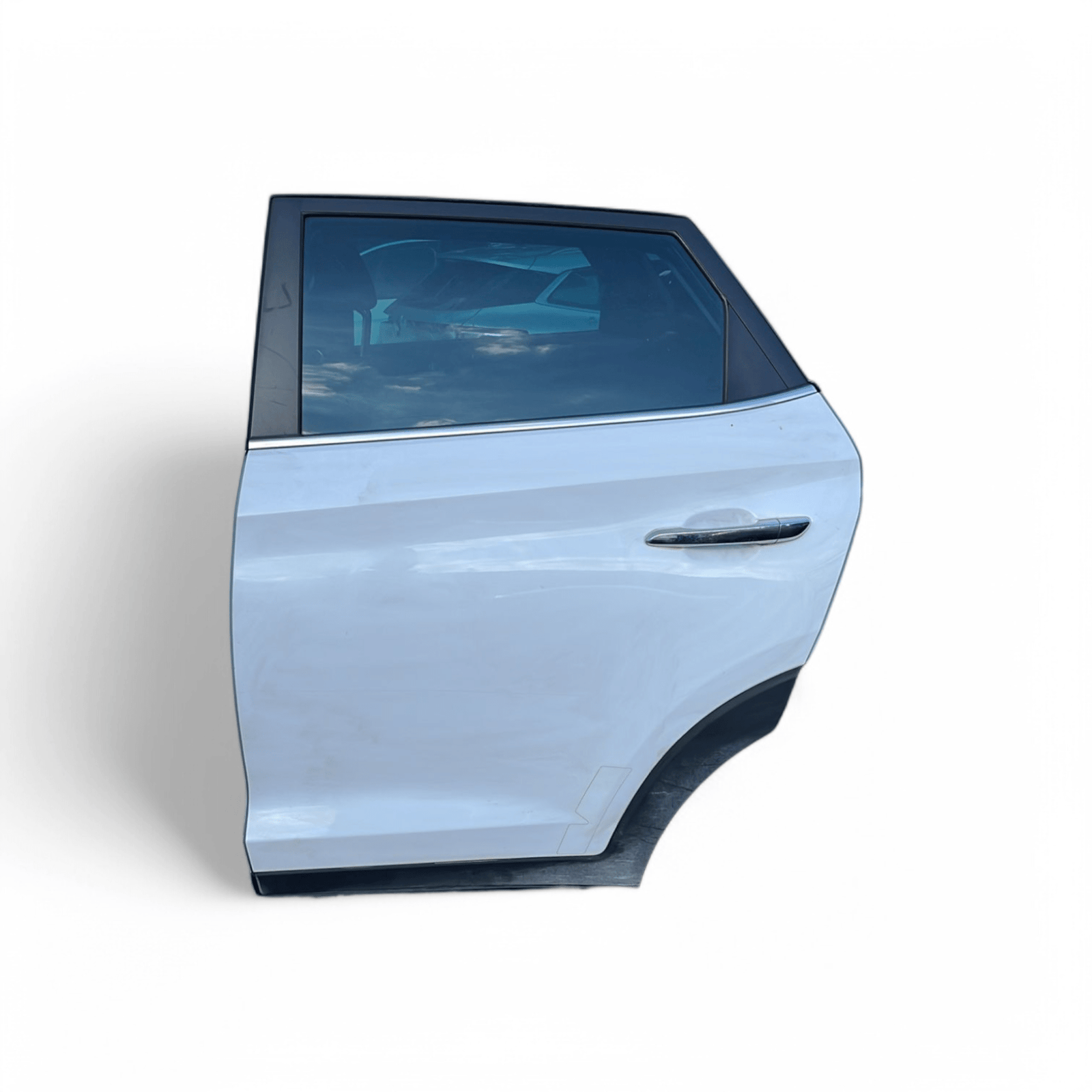 Porta / portiera / sportello bianco posteriore sinistro Hyundai Tucson (2015 - 2020) - F&P CRASH SRLS - Ricambi Usati