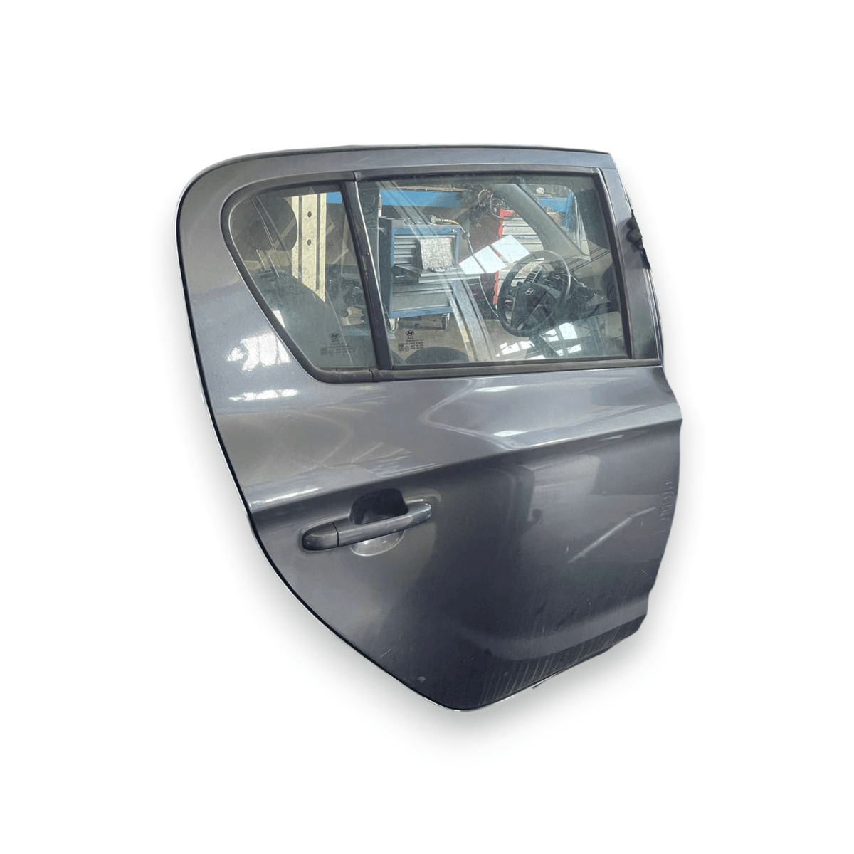 Porta / Portiera / Sportello posteriore destra (dx) Grigia Hyundai I20 I (2008 al 2014) - F&P CRASH SRLS - Ricambi Usati