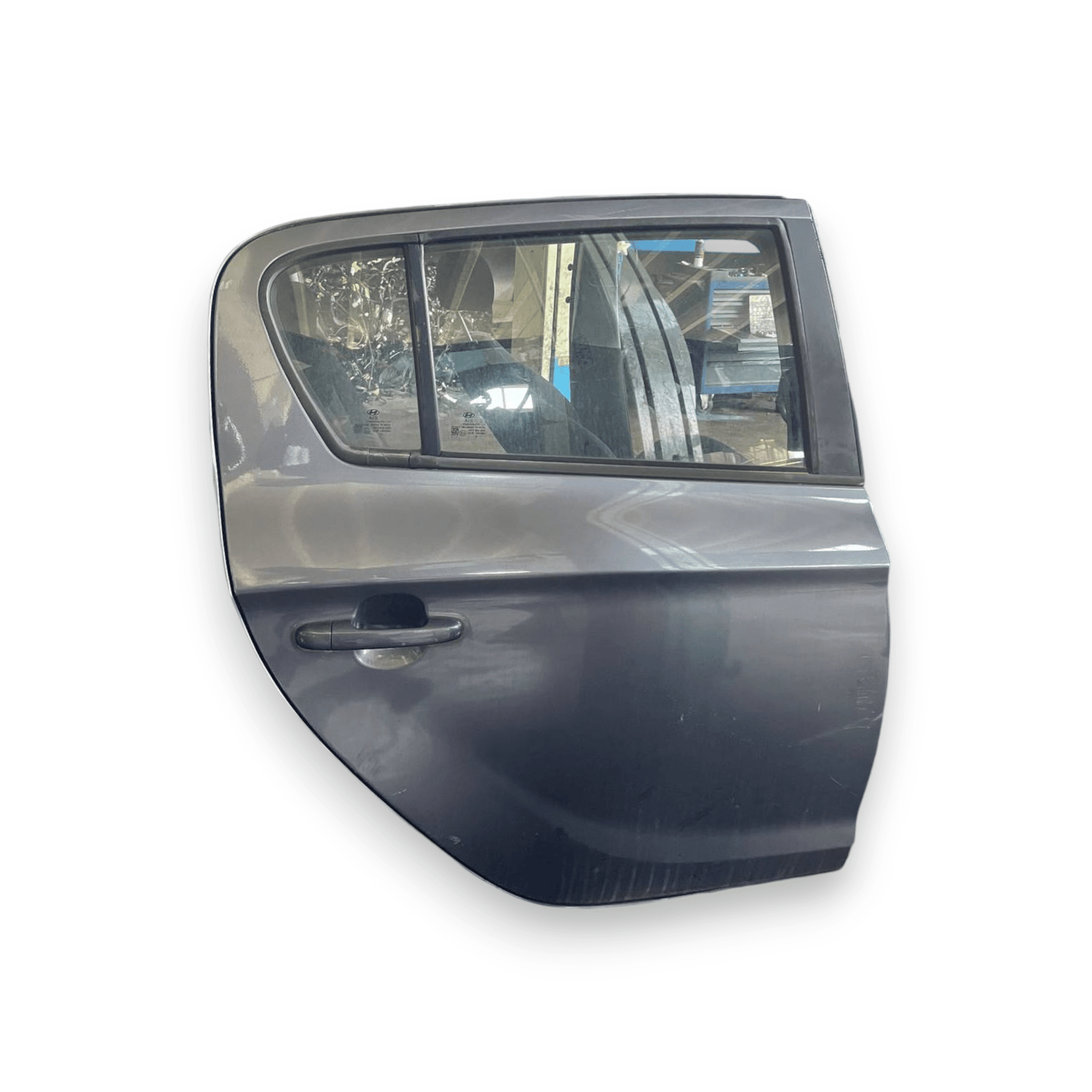 Porta / Portiera / Sportello posteriore destra (dx) Grigia Hyundai I20 I (2008 al 2014) - F&P CRASH SRLS - Ricambi Usati