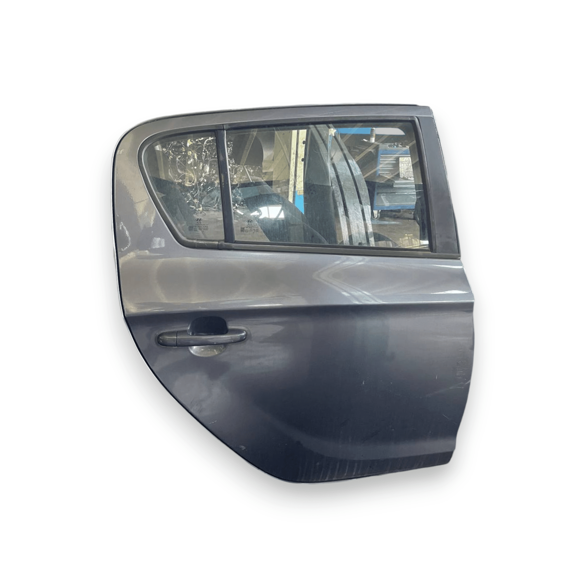 Porta / Portiera / Sportello posteriore destra (dx) Grigia Hyundai I20 I (2008 al 2014) - F&P CRASH SRLS - Ricambi Usati