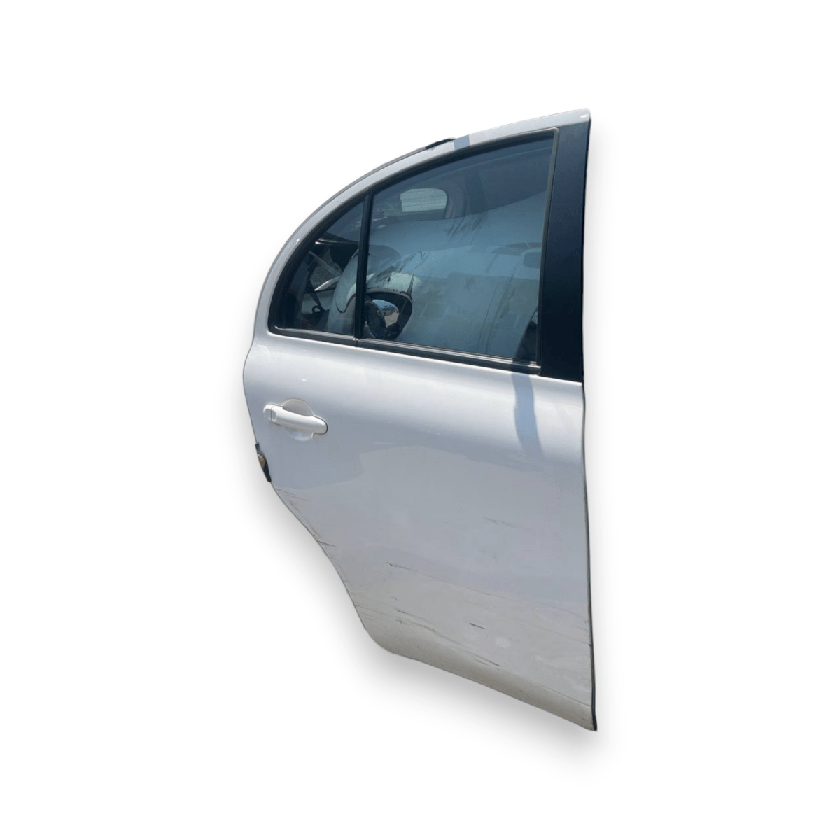 Porta / Portiera / Sportello posteriore destro (dx) Bianco Nissan Micra K13 5 Porte (2010 al 2017) - F&P CRASH SRLS - Ricambi Usati