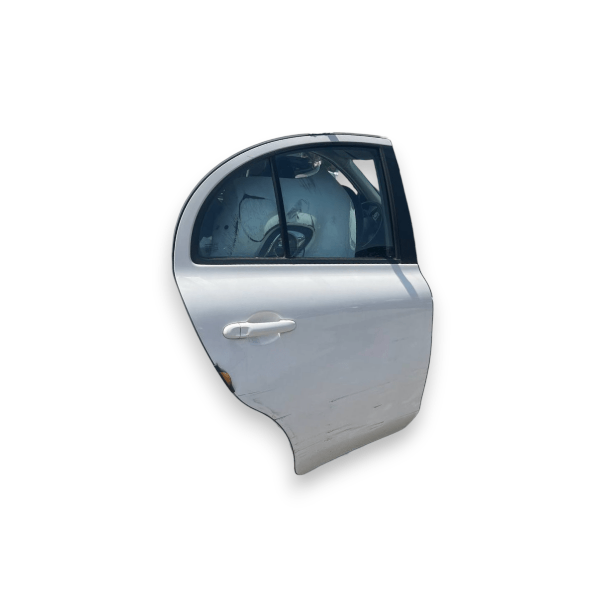 Porta / Portiera / Sportello posteriore destro (dx) Bianco Nissan Micra K13 5 Porte (2010 al 2017) - F&P CRASH SRLS - Ricambi Usati