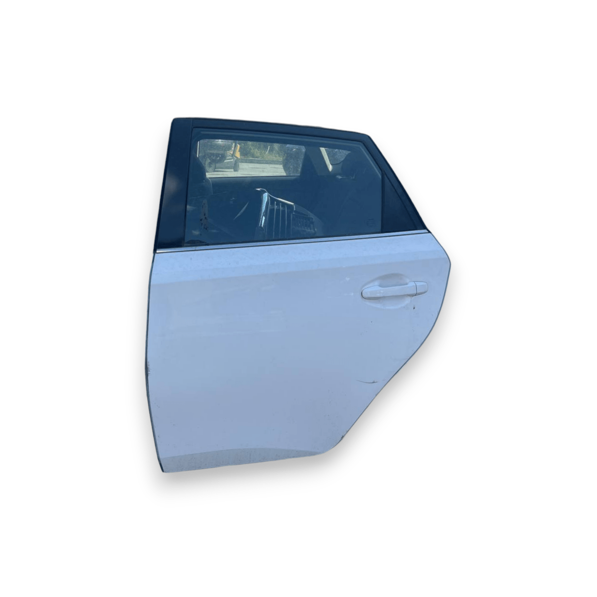 Porta / Portiera / Sportello posteriore sinistra (sx) Bianca Toyota Auris II (2012 al 2018) - F&P CRASH SRLS - Ricambi Usati