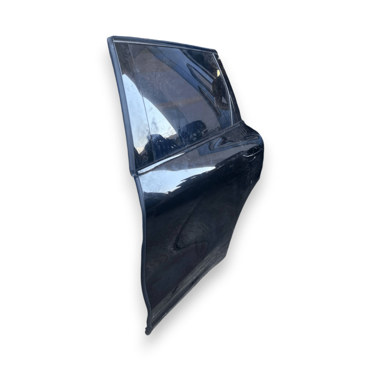 Porta / Portiera / Sportello posteriore sinistra (sx) Nera Porsche Cayenne II 92A (2010 al 2017) - F&P CRASH SRLS - Ricambi Usati