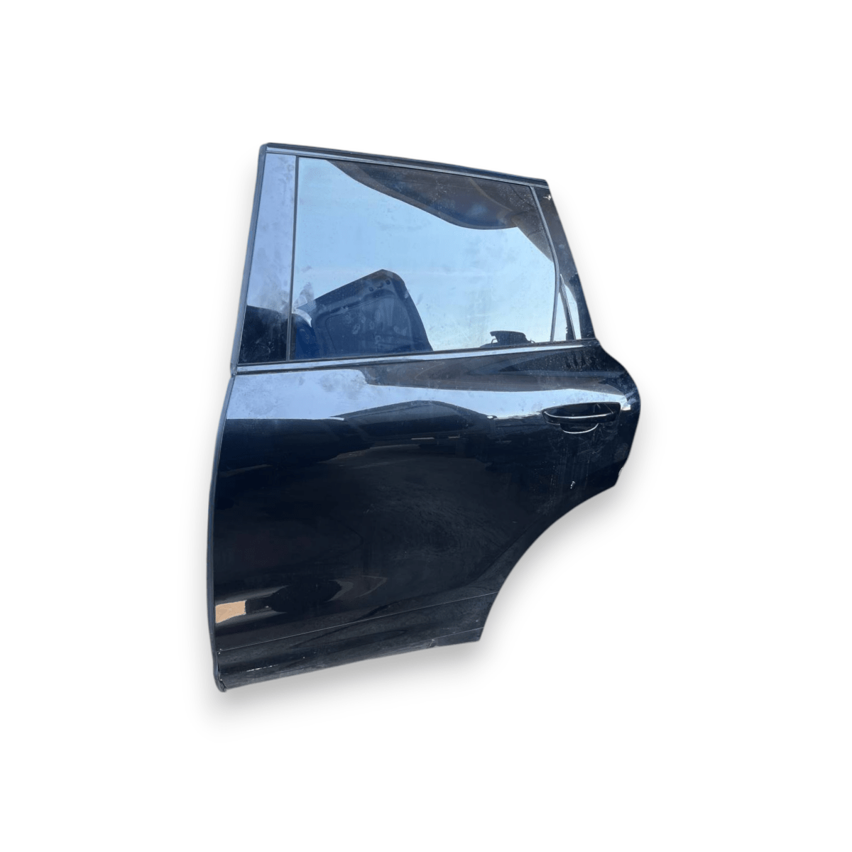 Porta / Portiera / Sportello posteriore sinistra (sx) Nera Porsche Cayenne II 92A (2010 al 2017) - F&P CRASH SRLS - Ricambi Usati