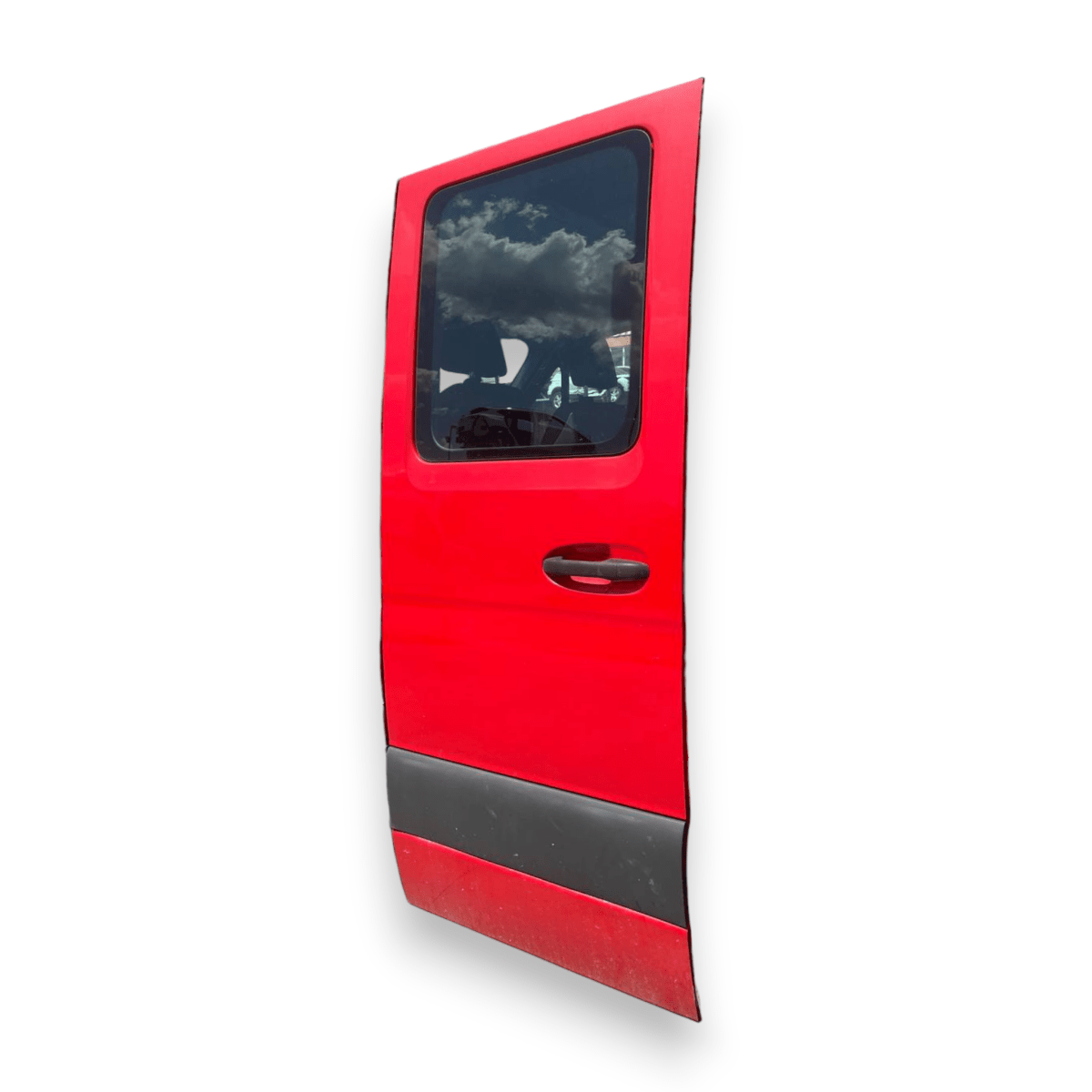 Porta / Portiera / Sportello posteriore sinistra (sx) Rossa Mercedes - Benz Sprinter Autotelaio (2018 - ) - F&P CRASH SRLS - Ricambi Usati