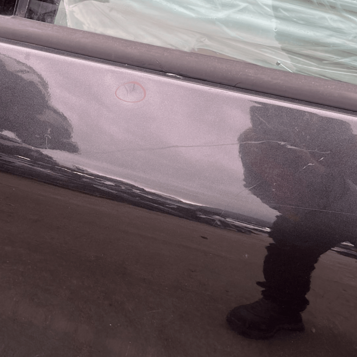 Porta / portiera / sportello posteriore sinistro grigio scuro Fiat 500 L (2012 - 2022) - F&P CRASH SRLS - Ricambi Usati