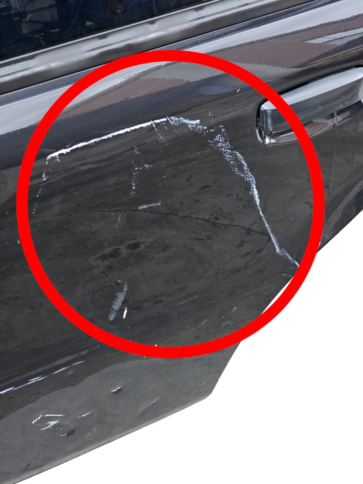 Porta / Portiera / Sportello Posteriore Sinistro Nero Fiat Panda 169 (2003 - 2012) - F&P CRASH SRLS - Ricambi Usati