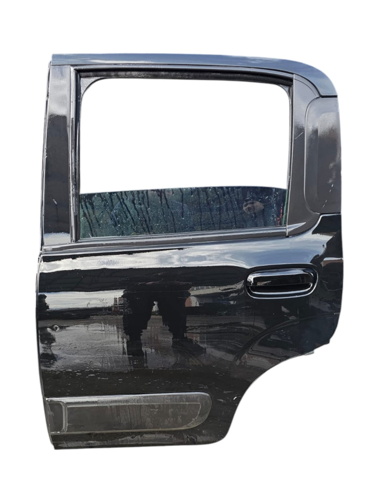 Porta / Portiera / Sportello Posteriore Sinistro Nero Fiat Panda 312 (2012 - &gt;E) - F&amp;P CRASH SRLS - Ricambi Usati