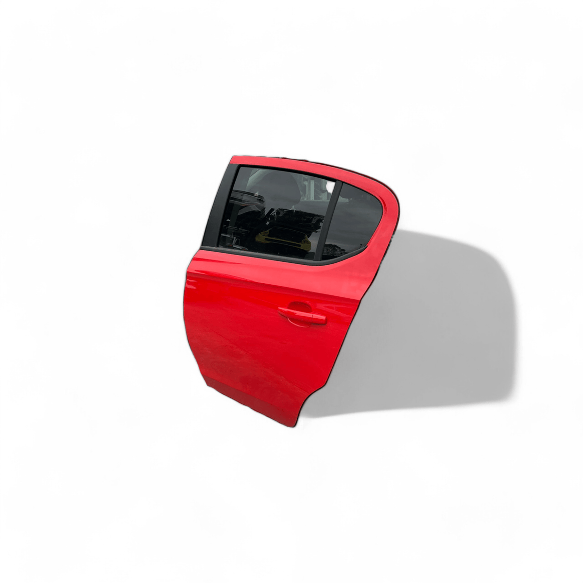 Porta / portiera / sportello posteriore sinistro rosso Opel Corsa E (2014 - 2019) - F&P CRASH SRLS - Ricambi Usati