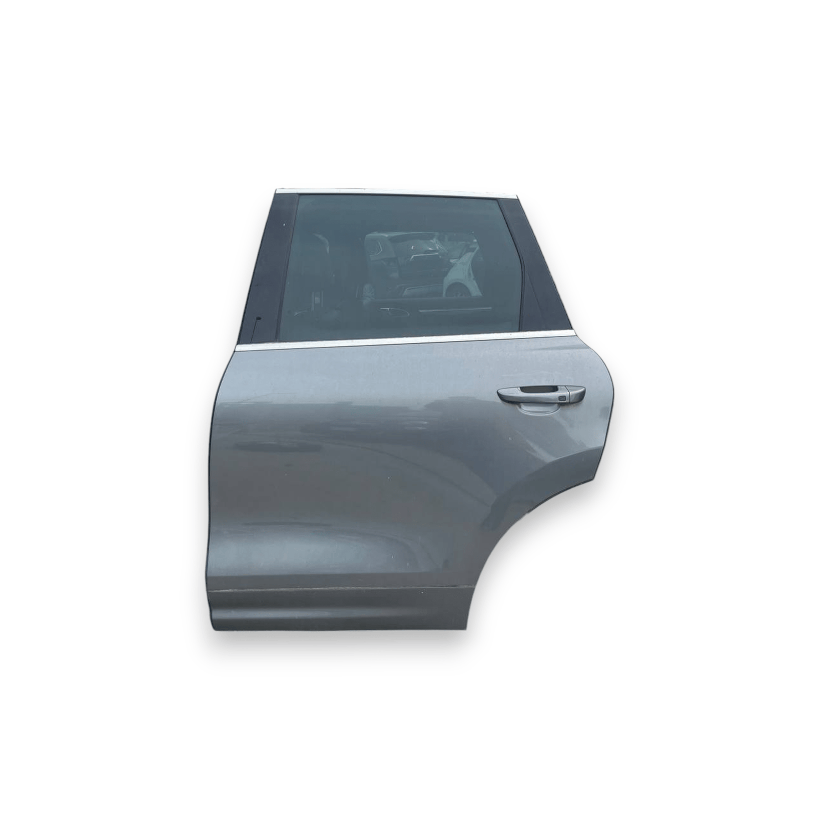 Porta / Portiera / Sportello posteriore sinistro (sx) Grigio Porsche Cayenne II 92A Restyling (2014 al 2017) - F&P CRASH SRLS - Ricambi Usati