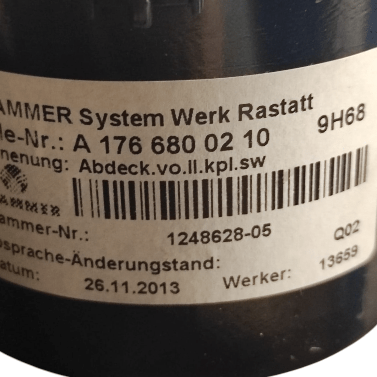 Portabicchieri mercedes classe a w176 cod: a1766800210 (2012 - 2018) - F&P CRASH SRLS - Ricambi Usati