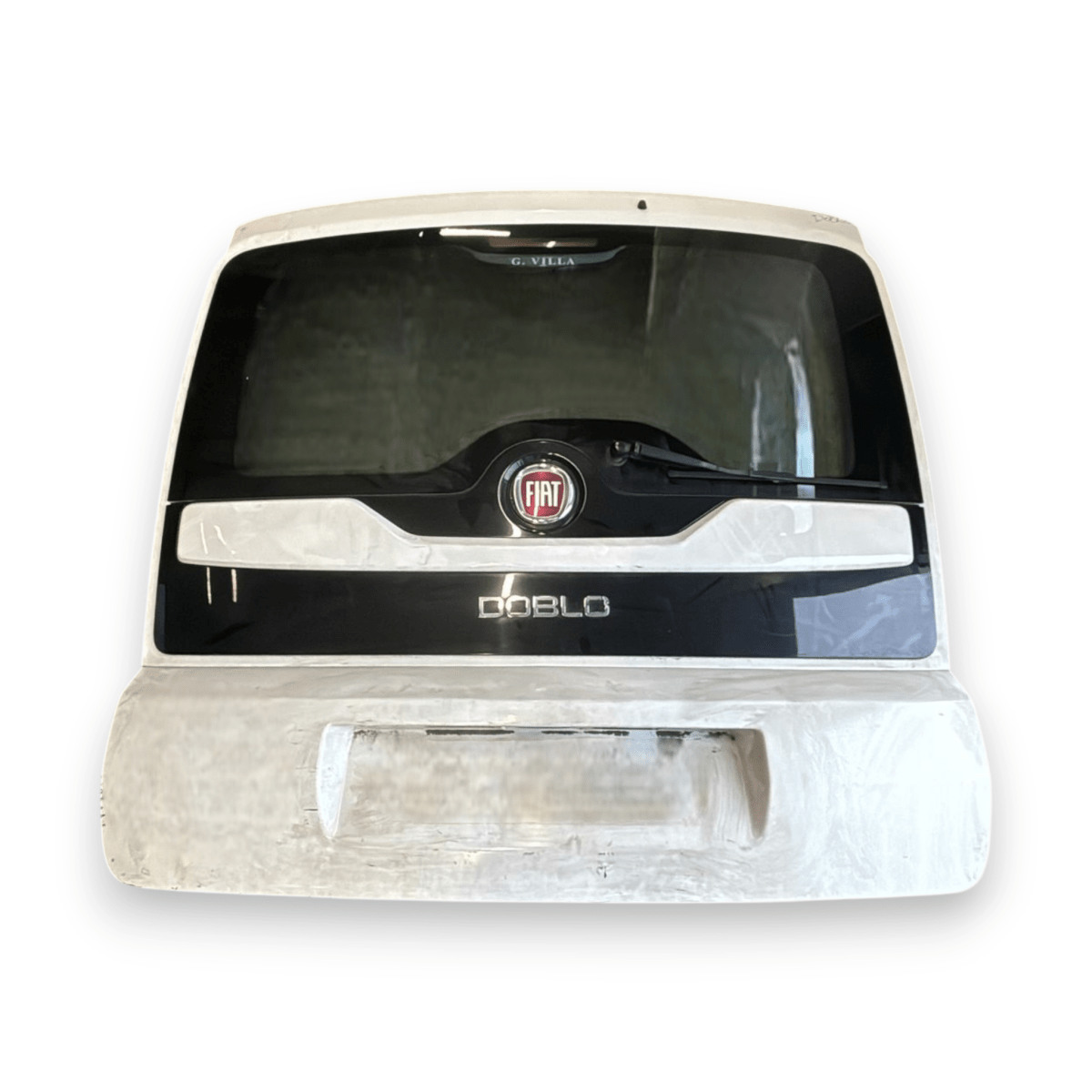 White rear hatch Fiat Doblo II (2009 - 2022) hood / trunk - F&P CRASH SRL - Used Parts