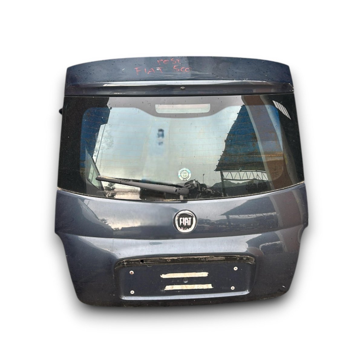 Portellone Posteriore Blu Fiat 500 (2007 &gt; ) Cofano Posteriore / Bagagliaio - F&amp;P CRASH SRLS - Ricambi Usati