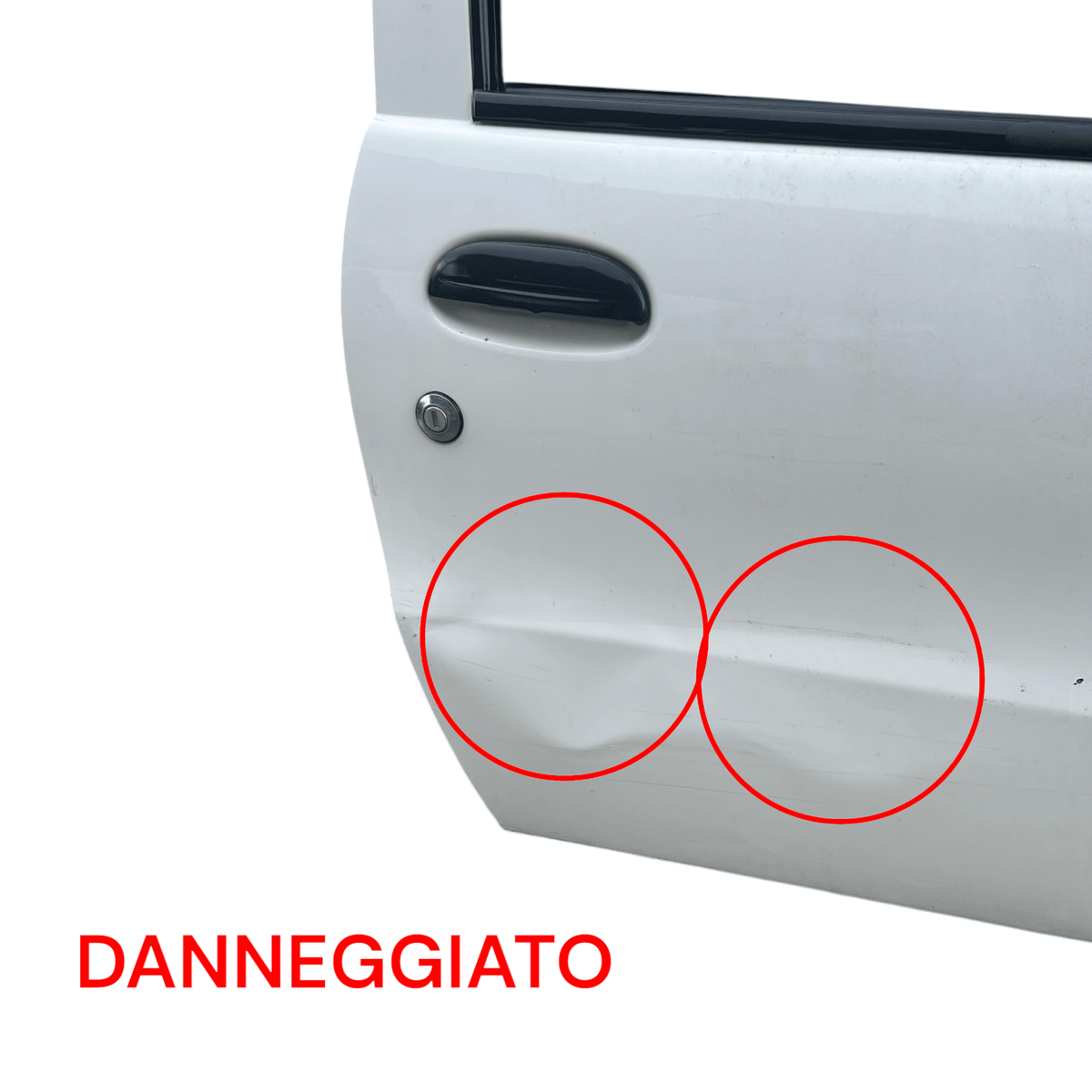 Portiera Anteriore Destra Bianca Fiat Strada I (1999 > 2004) Porta / Sportello - F&P CRASH SRLS - Ricambi Usati