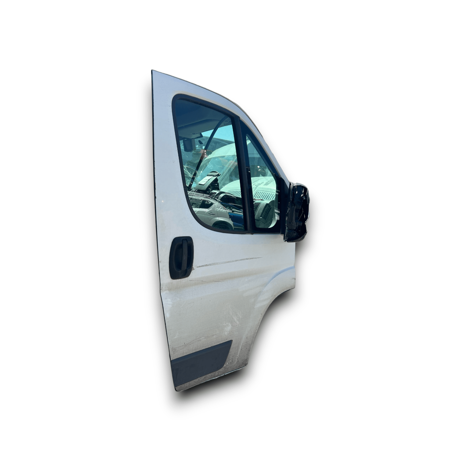 White Right Front Door Peugeot Boxer (2006 >) Door / Door - F&P CRASH SRLS - Used Spare Parts