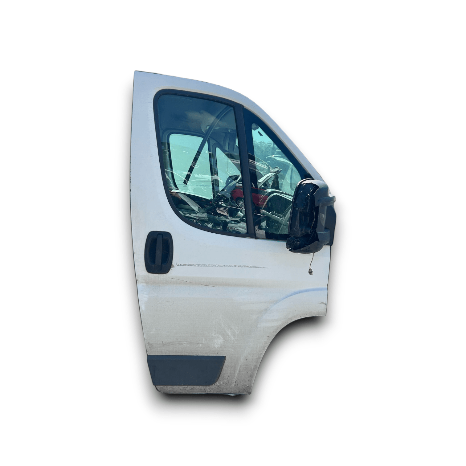 White Right Front Door Peugeot Boxer (2006 >) Door / Door - F&P CRASH SRLS - Used Spare Parts