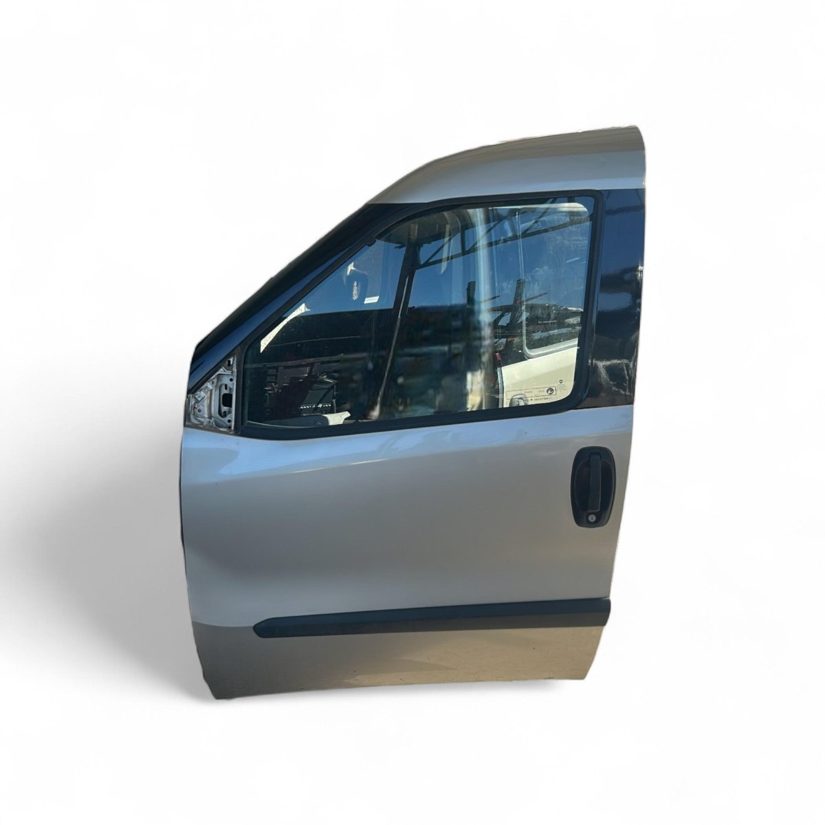 Portiera anteriore sinistra grigio chiaro Fiat Doblo II (2009 > 2015) porta / sportello (vetrato) - F&P CRASH SRLS - Ricambi Usati