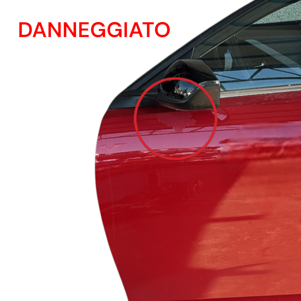 Portiera anteriore sinistra rossa Opel Astra L (2022 > ) porta / sportello - F&P CRASH SRLS - Ricambi Usati