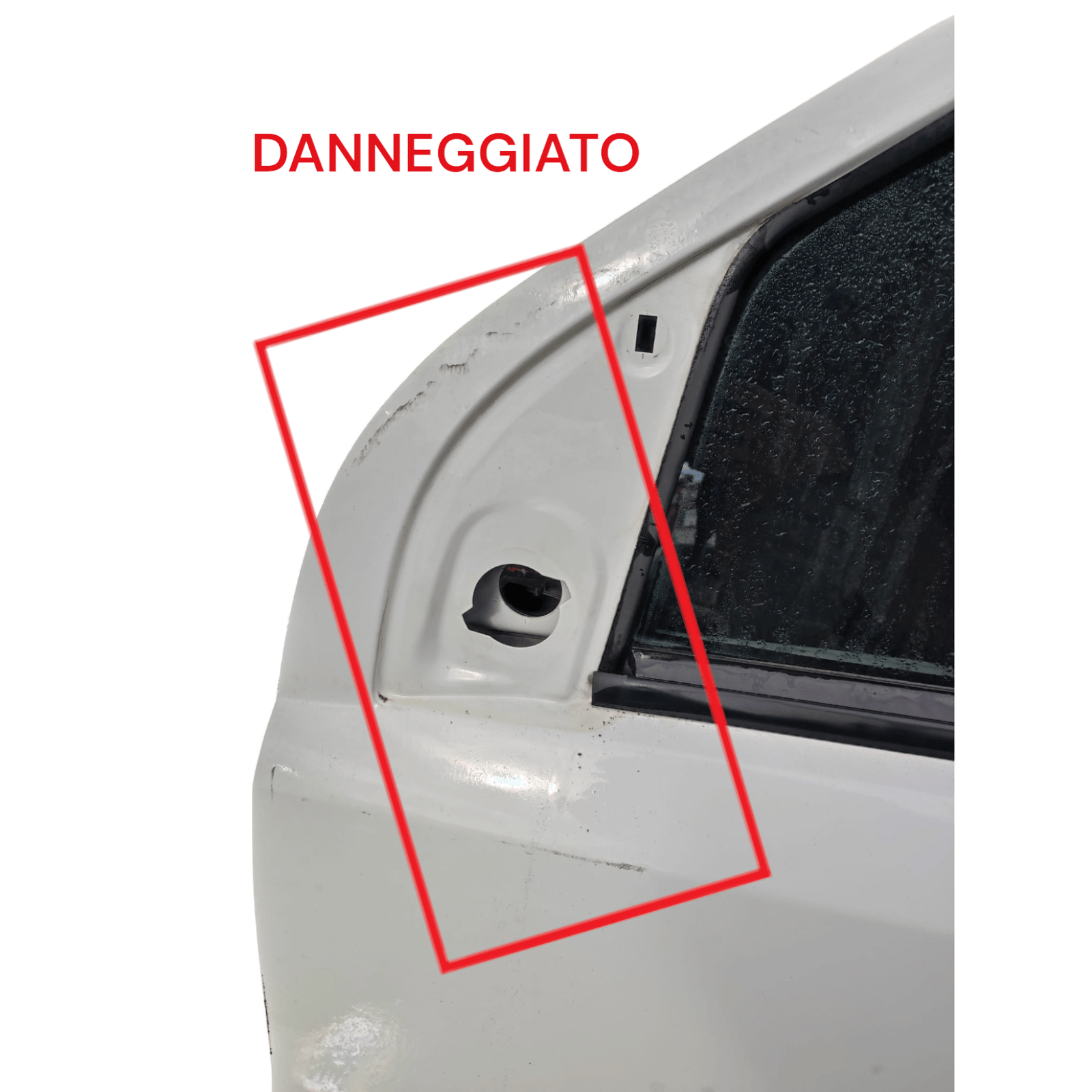 Portiera Anteriore Sinistro Bianco Fiat Panda 169 (2003 - 2012) - F&P CRASH SRLS - Ricambi Usati