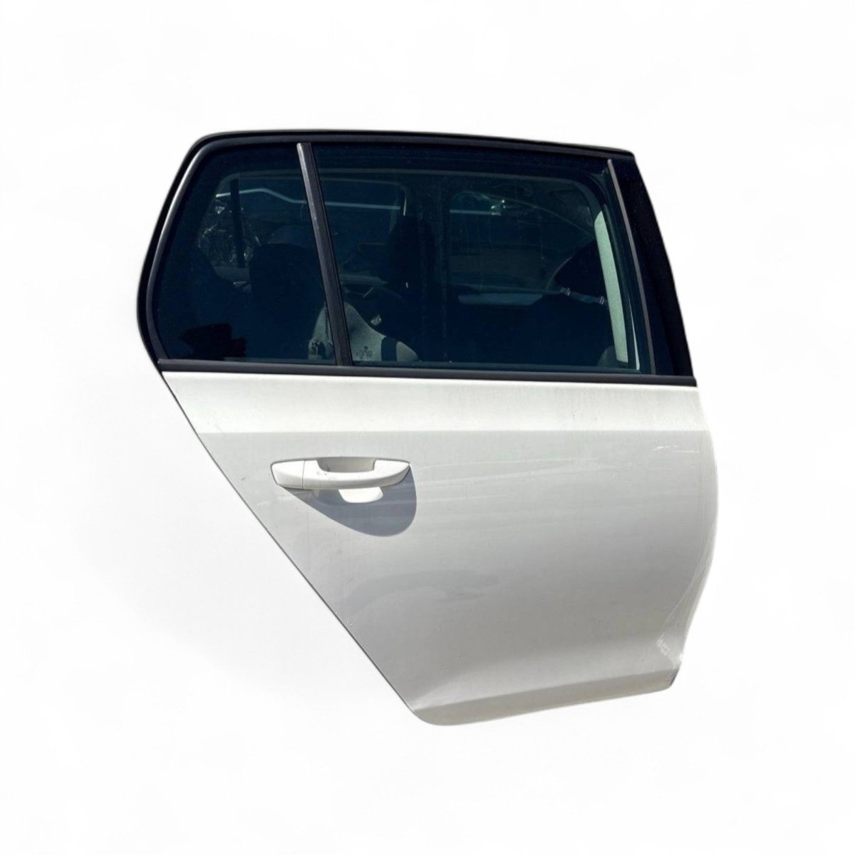 Portiera posteriore destra bianca Volkswagen Golf VI (2008 > 2012) porta / sportello - F&P CRASH SRLS - Ricambi Usati